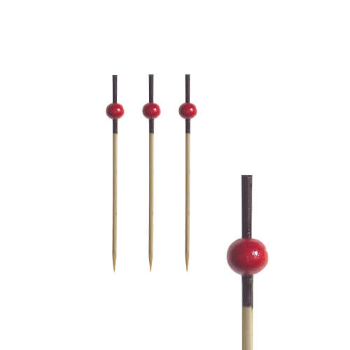 15 x 40 Fingerfood - Picker 7 cm "Red Pearl"