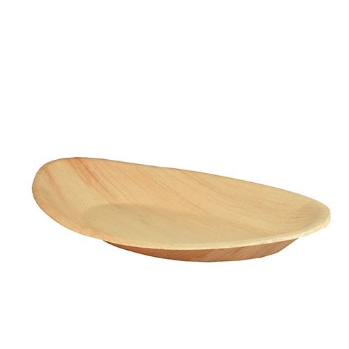 20 x 6 Teller, Palmblatt "pure" oval 26 cm x 17 cm x 2,5 cm
