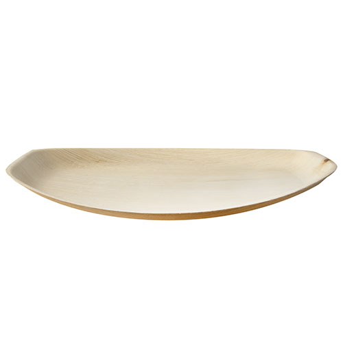 4 x 25 Tabletts, Palmblatt "pure" oval 37 cm x 25 cm x 3 cm