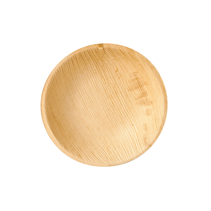 4 x 25 Teller, Palmblatt "pure" rund Ø 18,5 cm · 2,5 cm