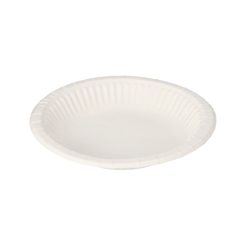 20 x 30 Schalen, Pappe "pure" rund Ø 19 cm · 3 cm weiss
