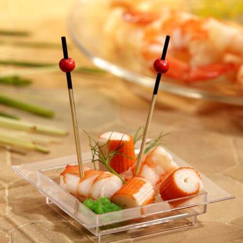 6 x 250 Fingerfood - Picker 7 cm "Red Pearl"