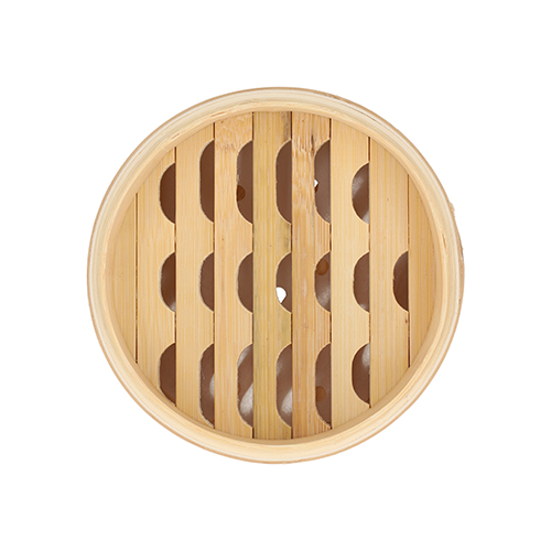 16 x Dampfgarer Bambus "ASIA" Ø 15 cm · 13,5 cm 3-teilig
