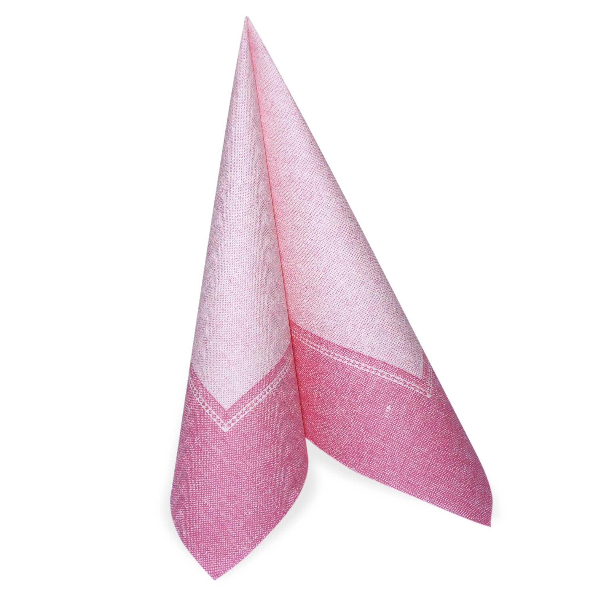 Servietten "ROYAL Collection" 1/4-Falz 40 cm x 40 cm rosa "Linum"