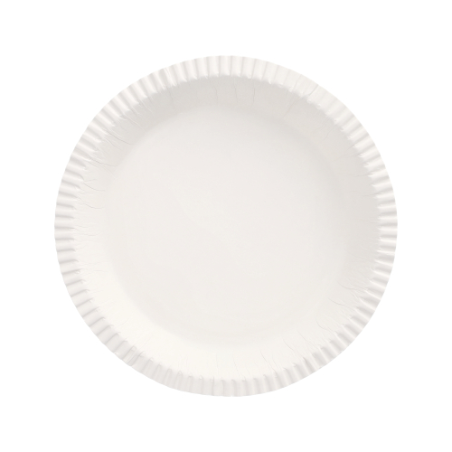 15 x 10 Schalen, Pappe rund Ø 19 cm · 2,4 cm weiss