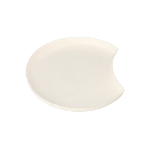 24 x 12 Teller Zuckerrohr "pure" rund Ø 12 cm · 1 cm weiss "Cella"