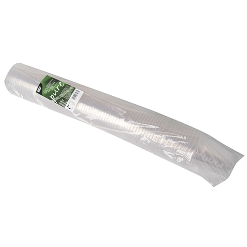 16 x 80 Einwegbecher, PLA "pure" 0,2 l Ø 9,5 cm · 9,59 cm glasklar