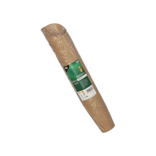 20 x 50 Wrap Cups, Pappe 230 ml 10 cm x 6 cm x 8 cm braun
