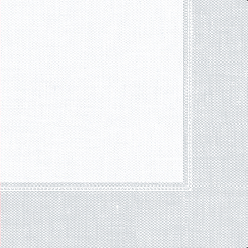 5 x 50 Servietten "ROYAL Collection" 1/4-Falz 40 cm x 40 cm weiss "Linum"