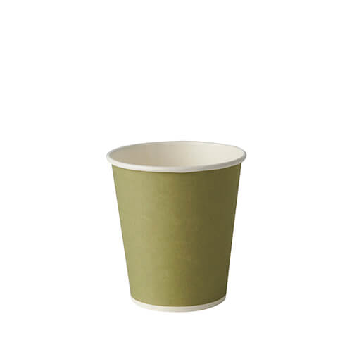20 x 20 Trinkbecher, Pappe 0,1 l Ø 7,2 cm · 7,5 cm dunkelgrün "Whiskey"