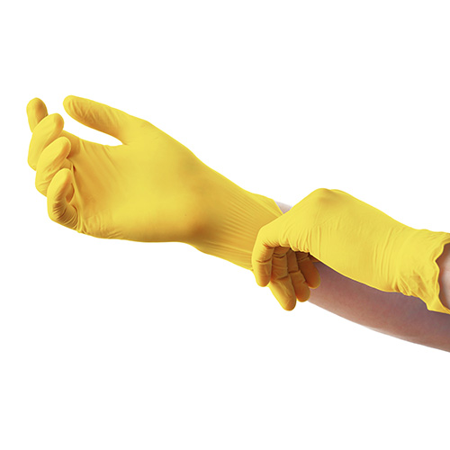 10 x 100 "Medi-Inn Classic" Handschuhe, Nitril puderfrei gelb "Nitril Yellow" Größe: S