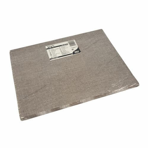 10 x 100 Tischsets, Papier 30 cm x 40 cm braun "Cotton Style"
