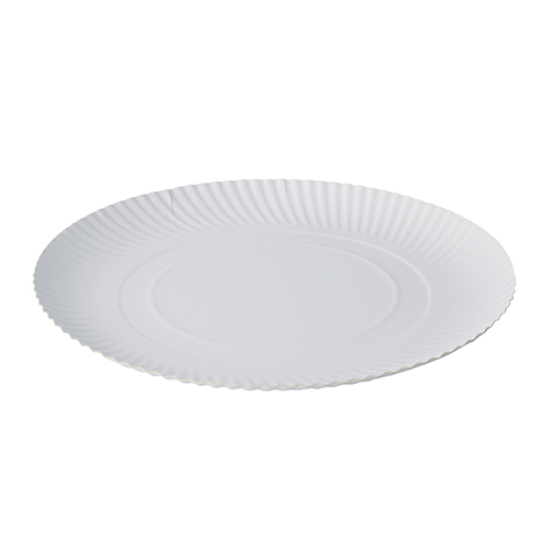 2 x 100 Pappteller "pure" rund Ø 32 cm · 2 cm weiss