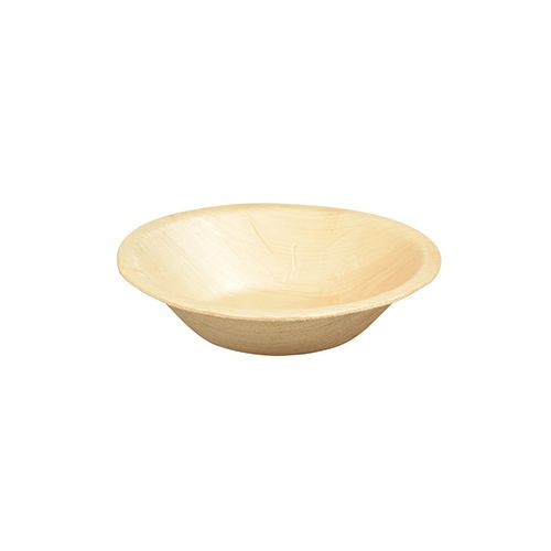 10 x 6 Schalen, Palmblatt "pure" rund 200 ml Ø 13 cm · 3 cm
