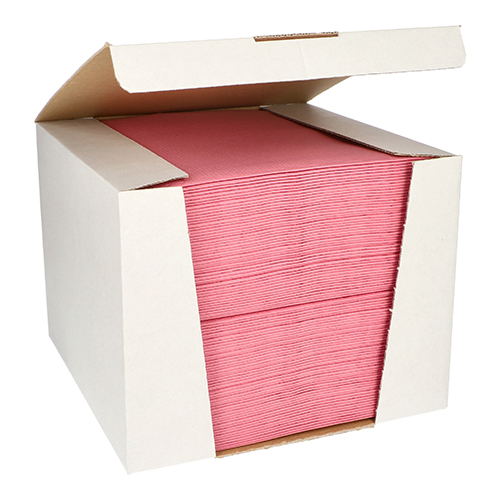 1 x 100 Servietten "ROYAL Collection" 1/4-Falz 40 cm x 40 cm rosa