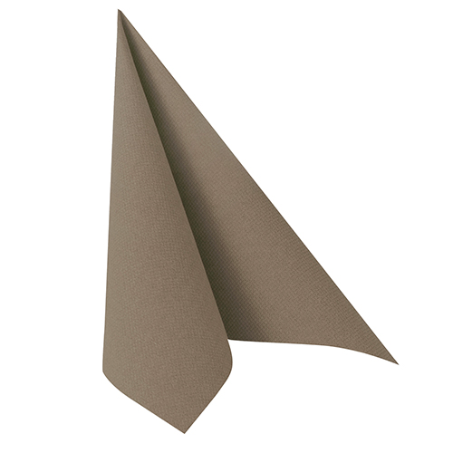 5 x 50 Servietten "ROYAL Collection" 1/4-Falz 40 cm x 40 cm grau
