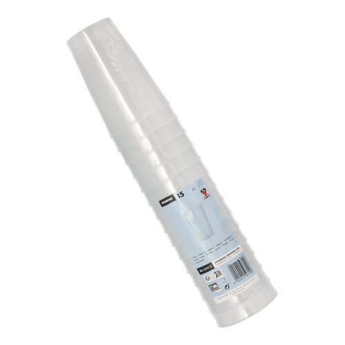 15 x 15 Mehrweg-Trinkbecher PP 0,3 l Ø 8 cm · 11,7 cm transluzent unzerbrechlich