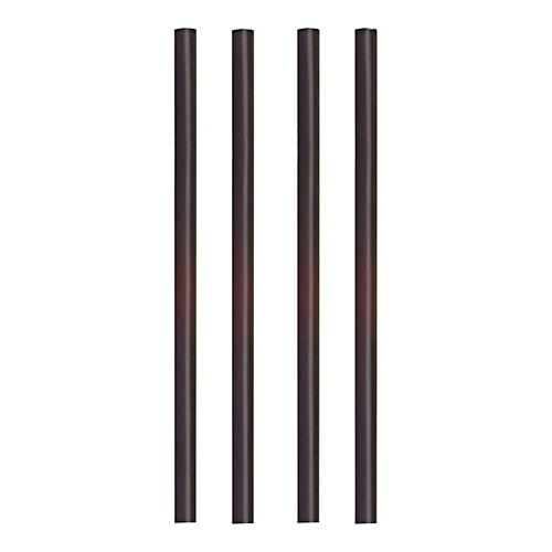 Shake-Halme PLA "pure" Ø 8 mm · 25 cm schwarz