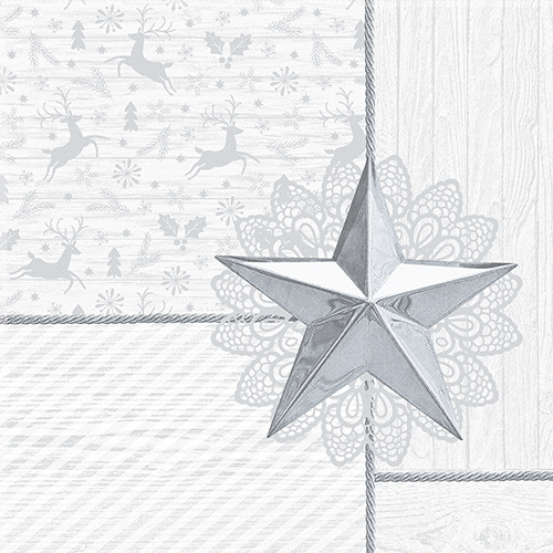 Servietten "ROYAL Collection" 1/4-Falz 40 cm x 40 cm weiss "Rising Star"