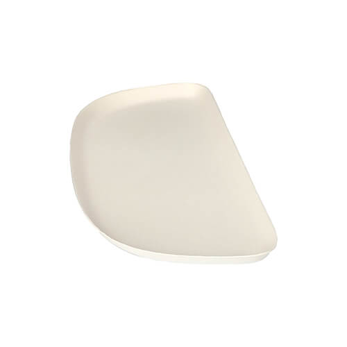 8 x 24 Teller 1/2, Zuckerrohr "pure" 1,3 cm x 30 cm x 13,5 cm weiss "Belle Vie, Ligne Carrée"