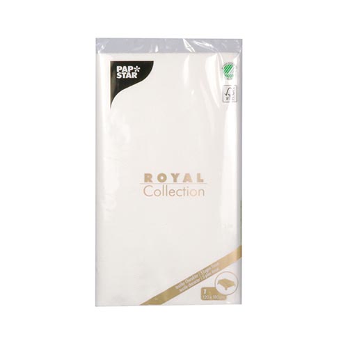 10 x Tischdecke, Tissue "ROYAL Collection" 120 cm x 180 cm champagner