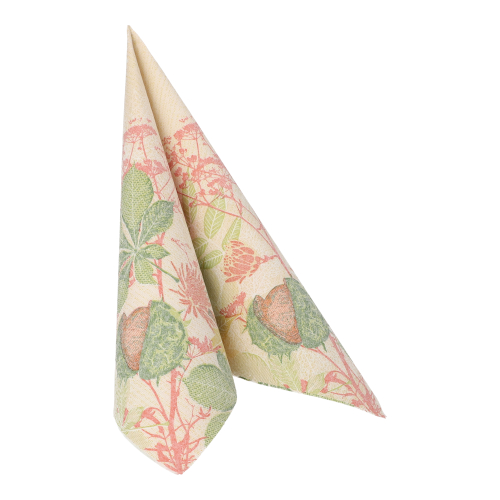 5 x 50 Servietten "ROYAL Collection" 1/4-Falz 40 cm x 40 cm "Autumn Leaves"