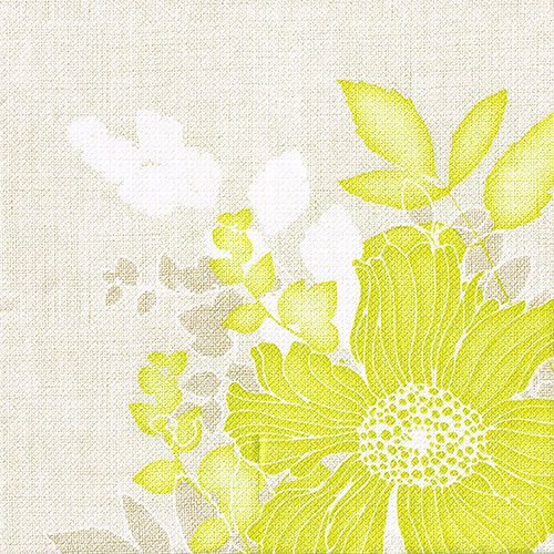 5 x 50 Servietten "ROYAL Collection" 1/4-Falz 40 cm x 40 cm grün "Annabel"