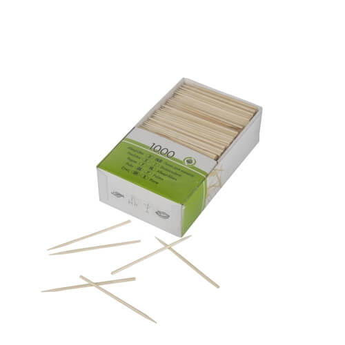 10 x 1000 Fingerfood - Picker 6,8 cm einseitig spitz