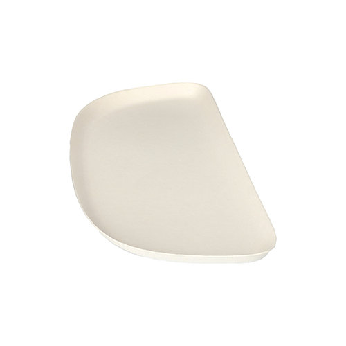 8 x 24 Teller 1/2, Zuckerrohr "pure" 1,3 cm x 30 cm x 13,5 cm weiss "Belle Vie, Ligne Carrée"