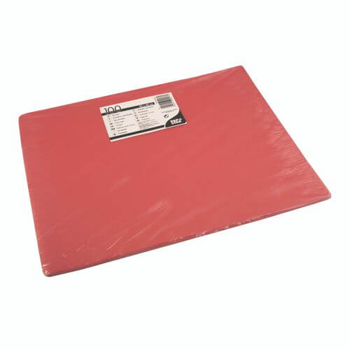 10 x 100 Tischsets, Papier 30 cm x 40 cm rot