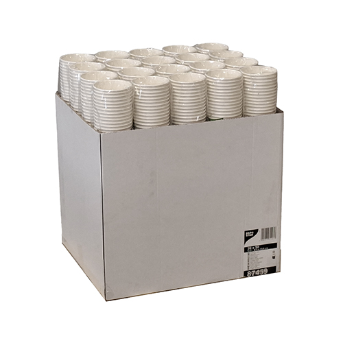 20 x 50 Trinkbecher, Pappe 0,4 l Ø 9 cm · 13,9 cm weiss