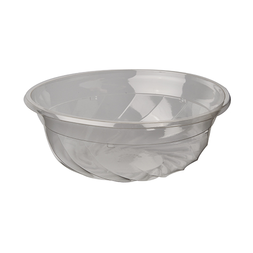 Feinkost- und Salatschalen, PLA "pure" rund 1100 ml Ø 17,5 cm · 7,5 cm transparent