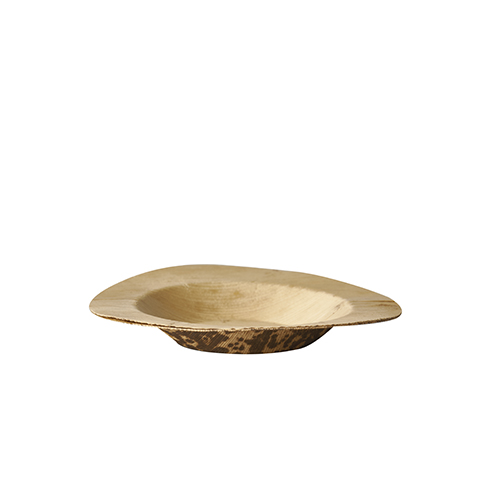 10 x 50 Fingerfood - Teller, Bambus "pure" rund Ø 9 cm · 1,3 cm