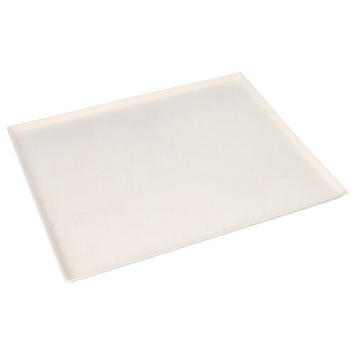 25 x 2 Servierplatten, Zuckerrohr "pure" eckig 32,5 cm x 26,5 cm x 1 cm weiss "Cella"