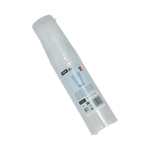 20 x 25 Mehrwegbecher, PP 0,3 l Ø 7,8 cm · 11,8 cm transluzent unzerbrechlich