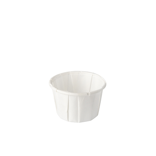 20 x 250 Dressingbecher, Papier "pure" rund 35 ml Ø 4 cm · 3,1 cm weiss