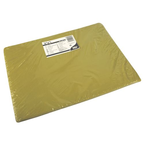 10 x 100 Tischsets, Papier 30 cm x 40 cm olivgrün