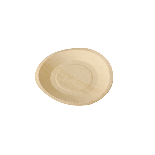 10 x 50 Fingerfood - Teller, Holz "pure" rund Ø 19 cm · 2 cm