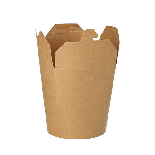 20 x 25 Snackboxen, Pappe eckig 470 ml 9,8 cm x 8,2 cm x 7 cm braun "100% Fair"