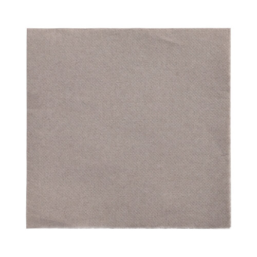 6 x 150 Servietten "DAILY Collection" 1/4-Falz 32 cm x 32 cm grau