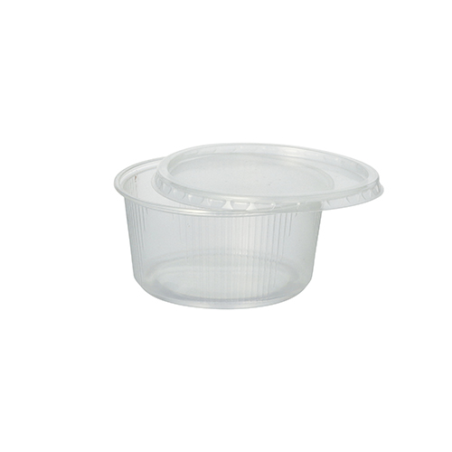 10 x 100 Verpackungsbecher, PP rund 250 ml Ø 10,1 cm · 5 cm transparent