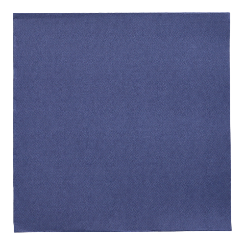 5 x 50 Servietten "ROYAL Collection" 1/4-Falz 40 cm x 40 cm dunkelblau
