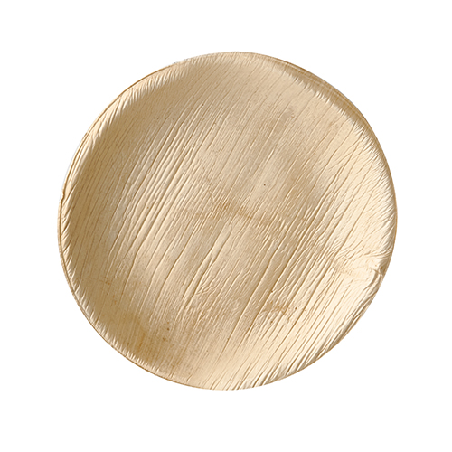 4 x 25 Teller, Palmblatt "pure" rund Ø 15 cm · 1,5 cm
