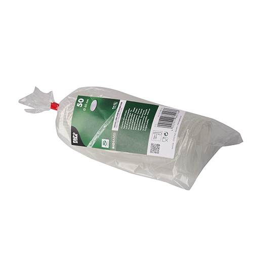 10 x 50 Deckel für Portionsbecher, PLA "pure" rund Ø 6 cm transparent