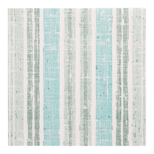 5 x 50 Servietten "ROYAL Collection" 1/4-Falz 40 cm x 40 cm dunkelgrün "Stripes"
