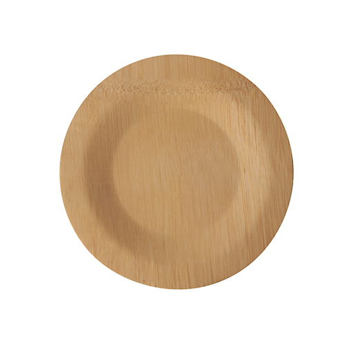 25 x 10 Teller, Bambus "pure" rund Ø 18 cm · 1,5 cm
