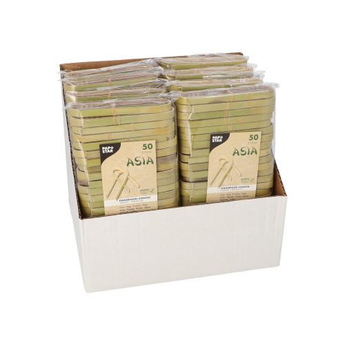 10 x 50 Fingerfood - Zangen Bambus "ASIA" 10 cm