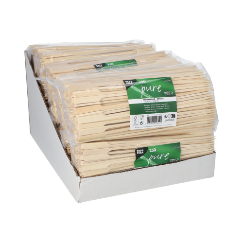 10 x 250 Fingerfood - Spieße "pure" 25 cm "Golf"