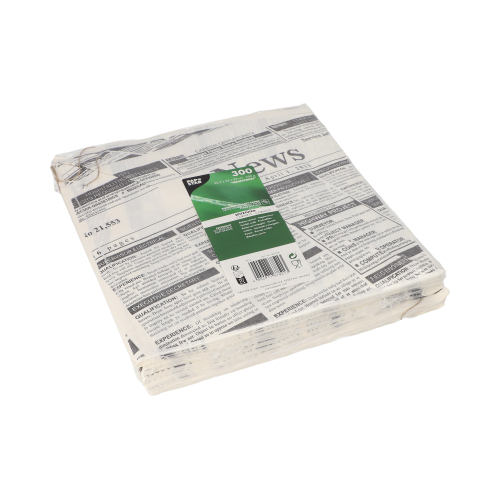 5 x 300 Spitztüten, Pergament-Ersatz 32,5 cm x 23 cm x 23 cm "Newsprint" Füllinhalt 250 g, fettdicht
