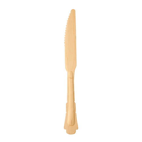 15 x 6 Messer, Holz "pure" 20,5 cm natur "Vintage"